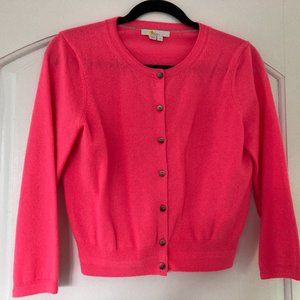 Boden cashmere cropped cardigan M